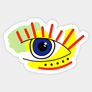 Abstract Eye Sticker